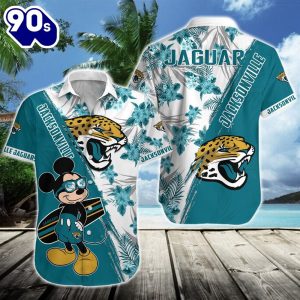 Jacksonville Jaguars Team NFL Mickey Hawaiian Beach Shirt