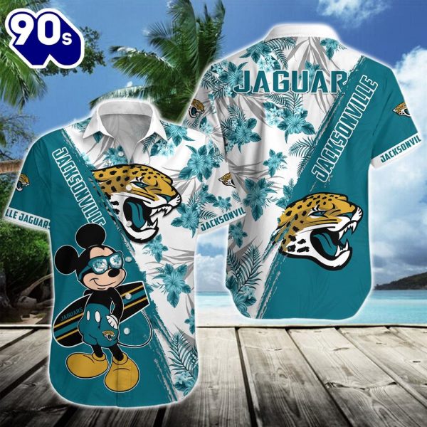 Jacksonville Jaguars Team NFL Mickey Hawaiian Beach Shirt