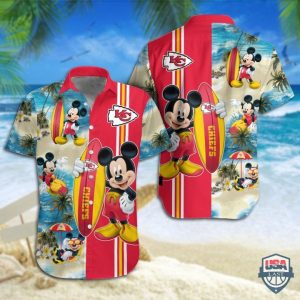 Kansas City Chiefs Mickey Mouse Hawaiian Shirt