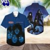 Kiss Band Creatures Of The Night Short Sleeve Hawaiian Shirt