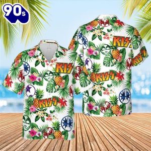 Kiss rock band Hawaiian Shirt and short