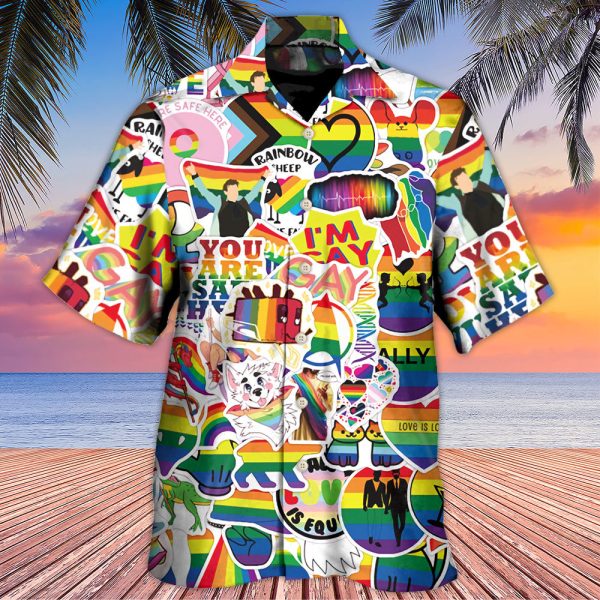 LGBT Rainbow Im Gay Hawaiian Shirt