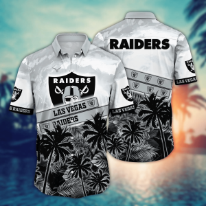 Las Vegas Raiders NFL Hawaiian Shirt Sun Raystime Aloha Shirt