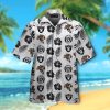 Las Vegas Raiders Short Sleeve Button Up Tropical Hawaiian Shirt