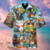 Lets Dance In The Sun Life Hippie Hawaiian Shirt Beachwear For Men Gifts For Young Adults