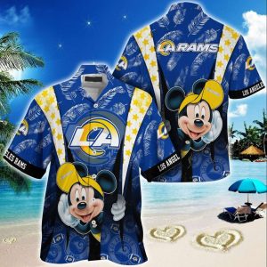 Los Angeles Rams Mickey Mouse NFL Hawaiian Shirt