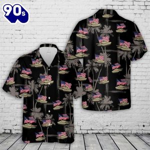 M1 Abrams Tank 4th Of July Hawaiian Shirt