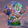 Magic Mushroom Hippie Hawaiian Shirt Beachwear For Men Gifts For Young Adults