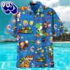 Mario Hawaiian Shirt Lets Go Blue Super Mario Best Hawaiian Shirts