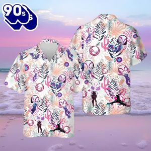 Marvel Spider Gwen Stacy Men And Women Hawaiian Shirt Summer Gift