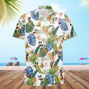 Mickey And Minnie Mouse Cartoon Disney Hawaiian Shirt