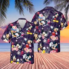 Mickey Mouse Disney Summer Vacation Full Printing Hawaiian Shirt