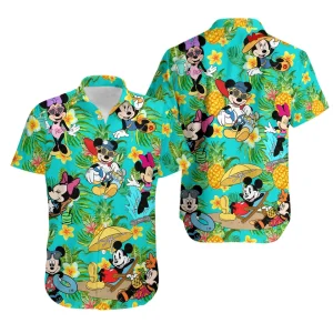 Mickey Mouse Hawaiian Shirt Mickey Mouse Beach Shirt