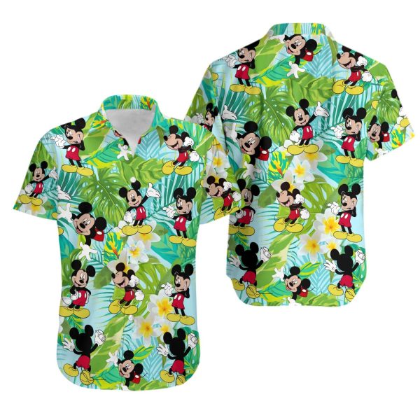 Mickey Mouse Tropical Hawaiian Shirt