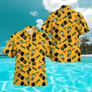 Mini Batman And Joker Hawaiian Shirt