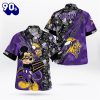 Minnesota Vikings Mickey Mouse Floral Short Sleeve Hawaii Shirt