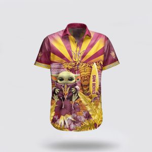 NCAA Arizona State Sun Devils Baby Yoda Hawaiian Shirt