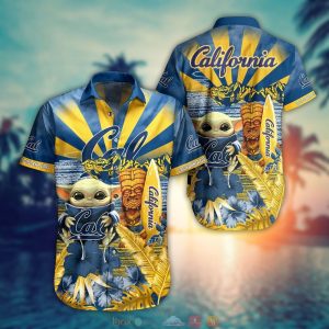 NCAA California Golden Bears Baby Yoda Hawaiian Shirt 2