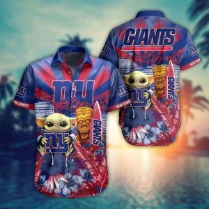 NFL New York Giants Baby Yoda Hawaiian Shirt