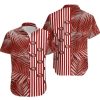 NFL San Francisco 49Ers Red Coconut Tree Leaf Hawaiian Shirt