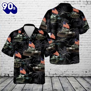 National Guard M60 Tank 4th Of July Hawaiian Shirt