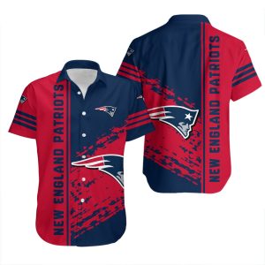 New England Patriots Hawaiian Shirt Quarter Style NFL