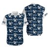 New England Patriots Mickey and Flowers Hawaiian Shirt and Shorts Summer Collection