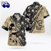 New Orleans Saints Mickey Mouse Floral Short Sleeve Hawaii Shirt