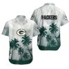 Nfl Green Bay Packers White Blue Tree Cloud Trendy Hawaiian Shirt Aloha Shirt