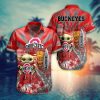 Ohio State Buckeyes NCAA Baby Yoda Hawaiian Shirt for Men And Women