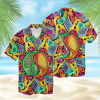 Peaceful Hippie Hawaiian Shirt Beachwear For Men Gifts For Young Adults