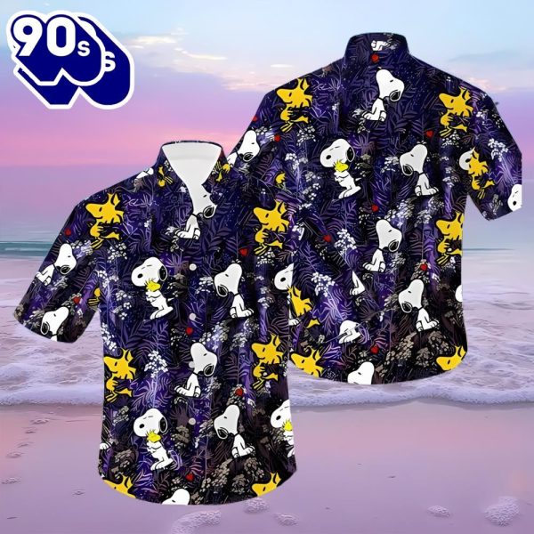 Peanuts Snoopy Cartoons Hawaiian Shirt