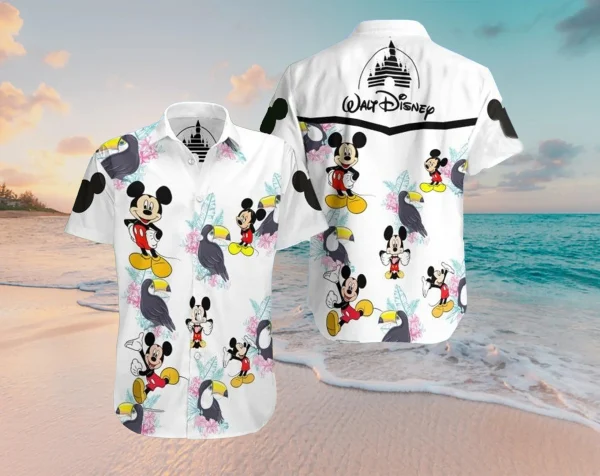 Personalized Disney Hawaiian Summer Beach Shirt