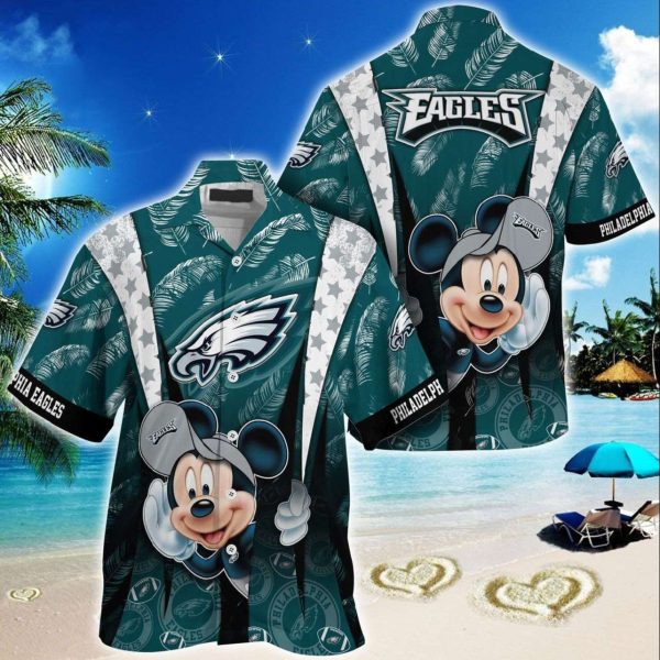 Philadelphia Eagles Mickey Mouse NFL Hawaiian Shirt