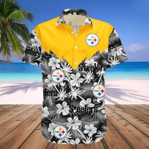 Pittsburgh Steelers Hawaii Shirt Tropical Seamless NFL