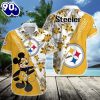 Pittsburgh Steelers Team NFL Mickey Hawaiian Beach Shirt