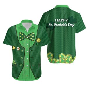 Proud Irish And Happy St Patricks Day Hawaiian Shirt