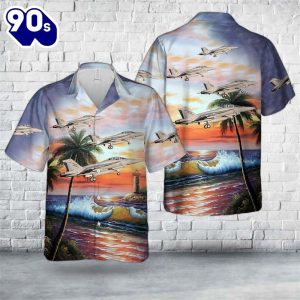 Royal Australian Air Force A44 207 Trendy Hawaiian Shirt For Men