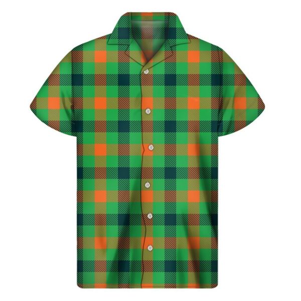 Saint Patricks Day Buffalo Plaid Hawaiian Shirt