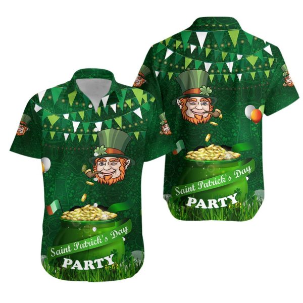 Saint Patricks Day Patry Hawaiian Shirt