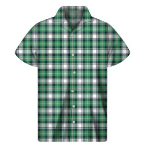 Saint Patricks Day Tartan Pattern Plaid Hawaiian Shirt