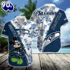 Seattle Seahawks Team NFL Mickey Hawaiian Beach Shirt