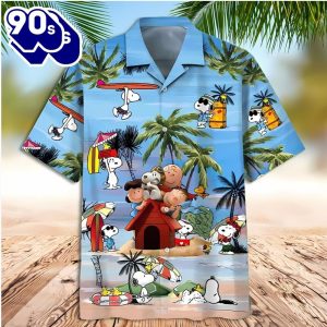 Snoopy And Charlie Brown Summer Beach Hawaiian Shirt