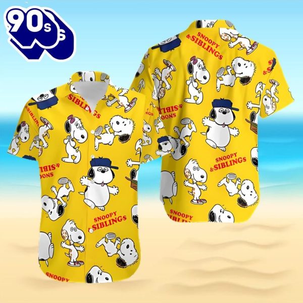 Snoopy Summer Beach Hawaiian Shirt