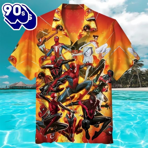 Spider Man Super Hero Unisex Hawaiian Shirt