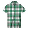 St Patricks Day Tartan Pattern Hawaiian Shirt