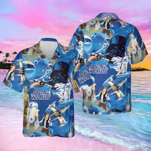 Stars War Vintage Hawaiian Shirt