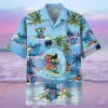 Stitch Aloha Button Up Beach Hawaiian Shirt