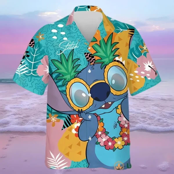 Stitch Hawaiian Shirt Lilo Stitch Aloha Summer Best Hawaiian Shirts