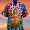 Style Yoga Hippie On Trip Hawaiian Shirt Beachwear For Men Gifts For Young Adults